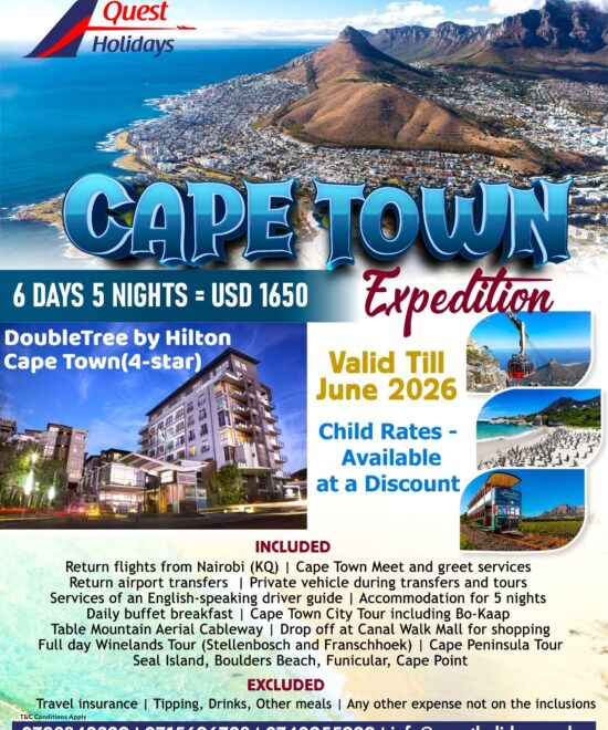 6 Days Cape town